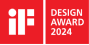 Selo de premiação iF DESIGN AWARD 2024