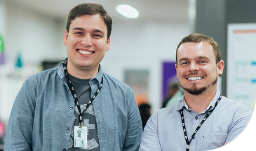 Marcus Figueredo e Sérgio Rogal, fundadores da Hilab